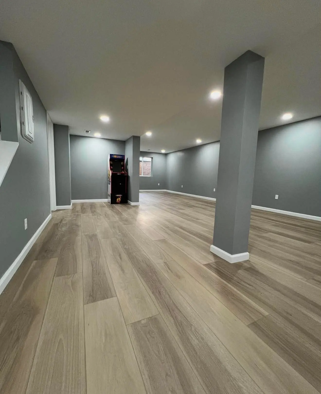 After: Finished basement remodel by R.E.P. General Contracting in Mason, Ohio